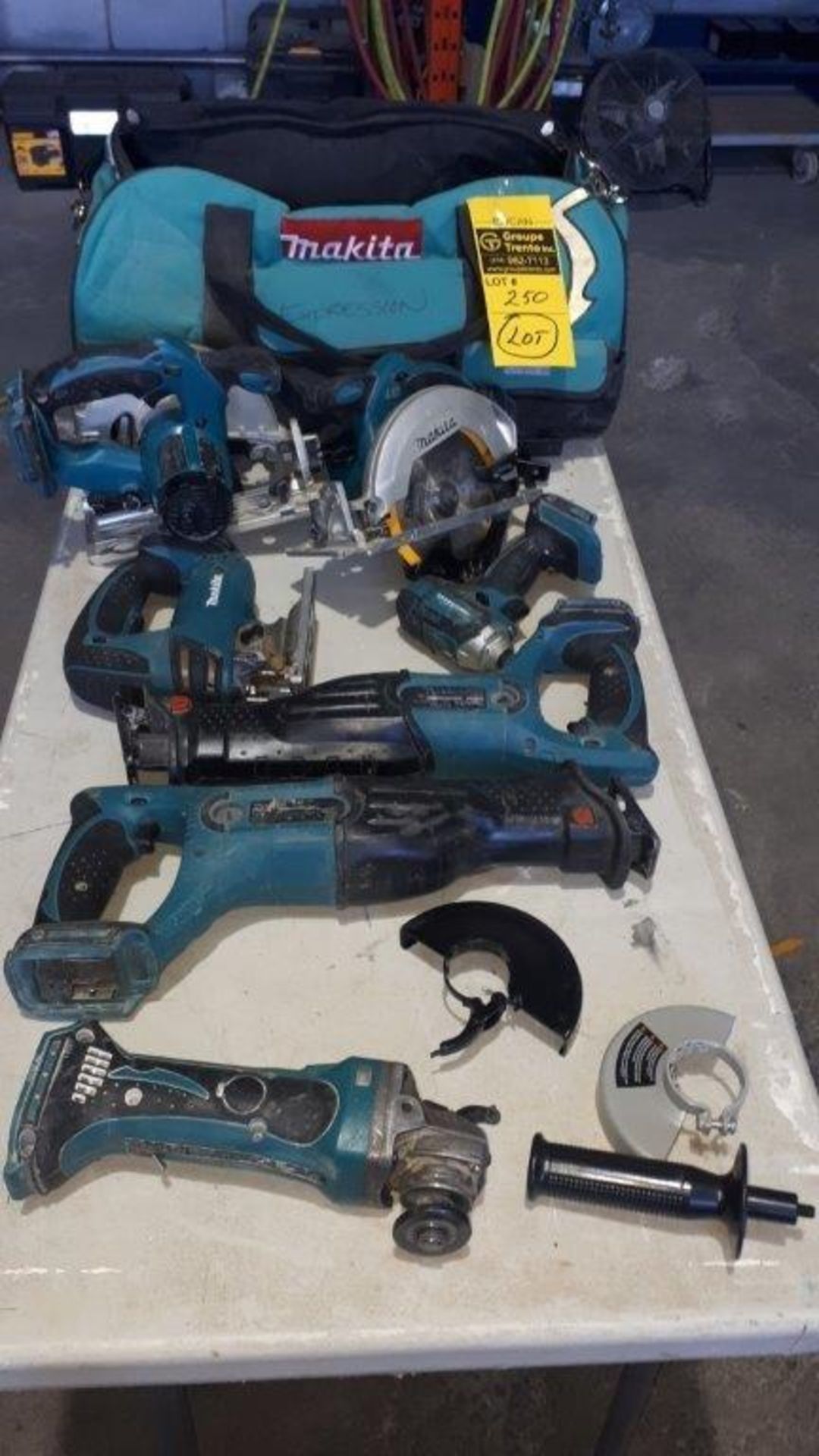 LOT: MAKITA Cordless Tools (no charger/batteries)