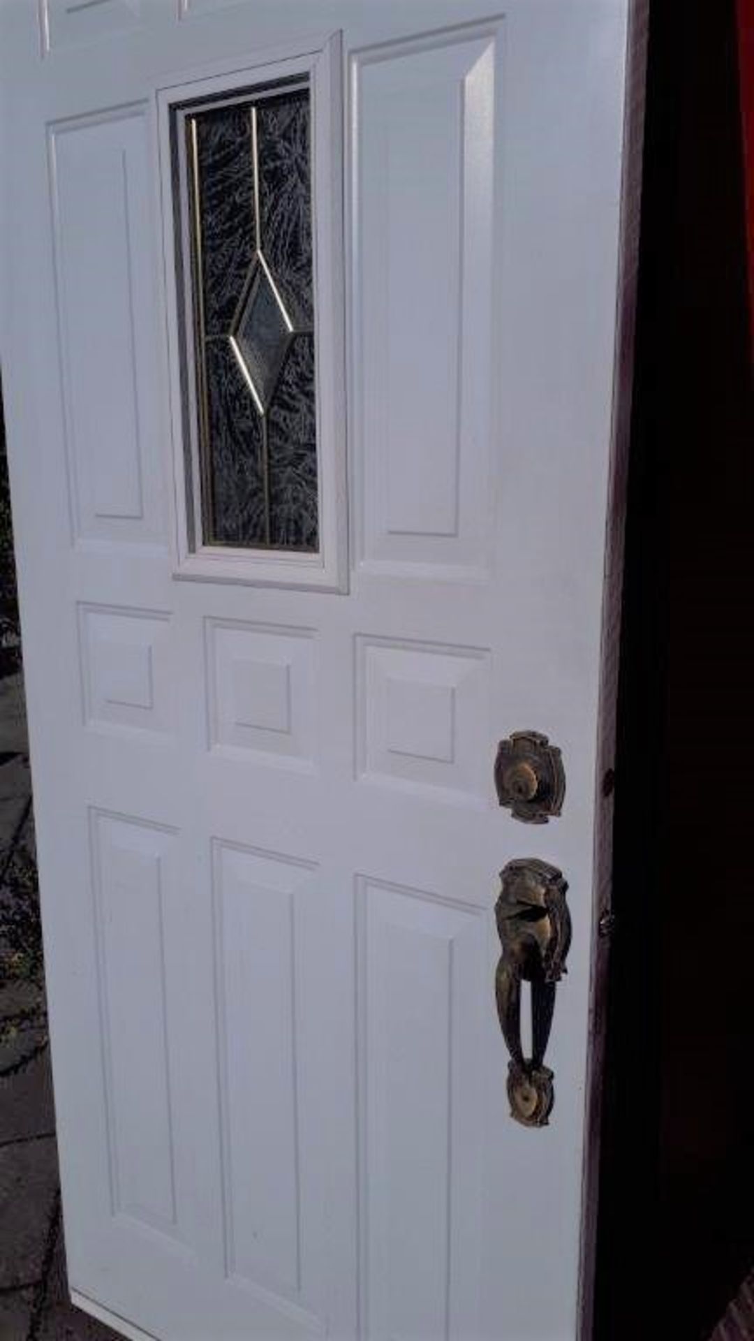 Residential Entrance Door, Aluminium Ext. Solid Core, 32'' x 78'' c/w handle/lock - Image 5 of 5