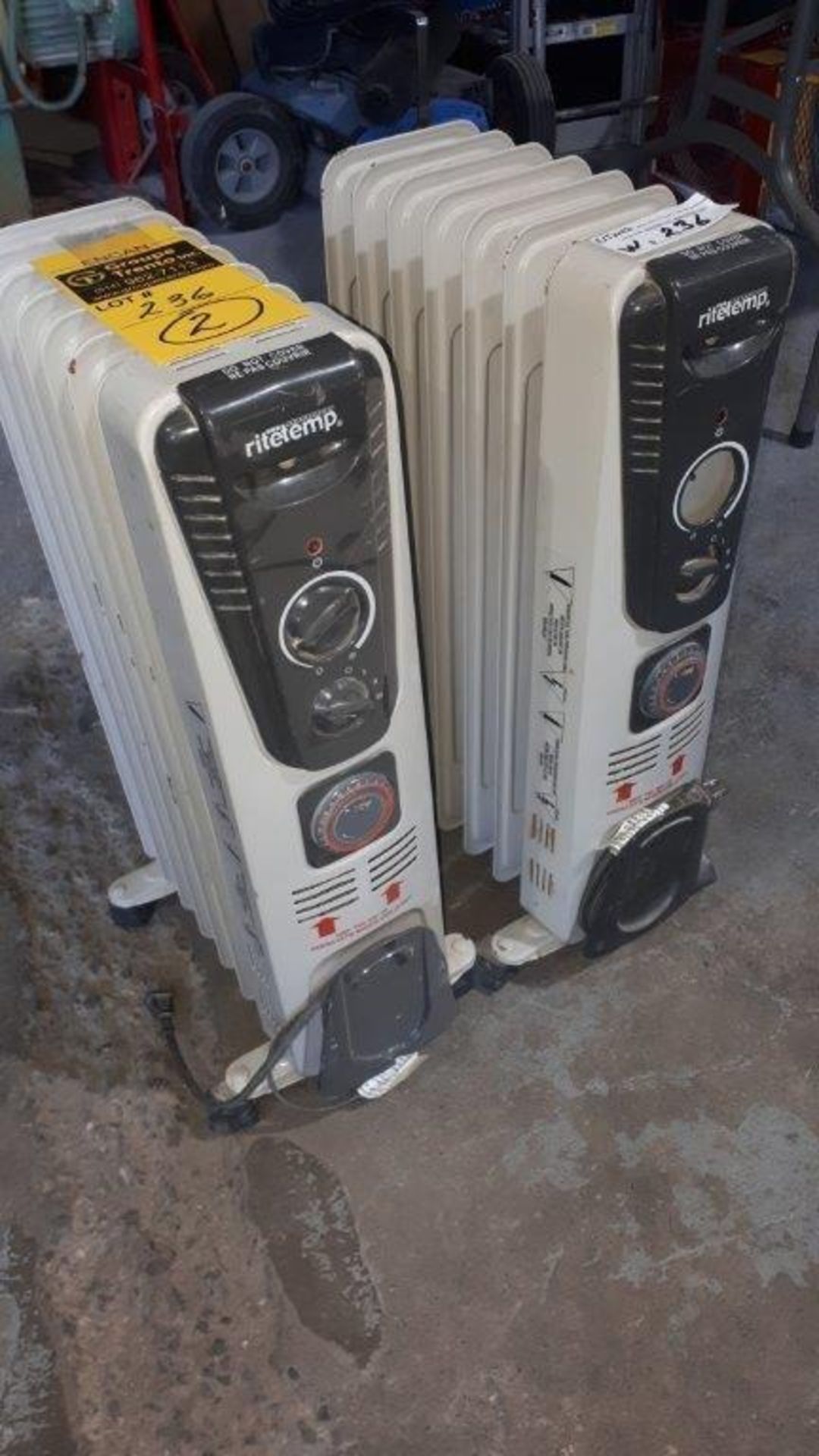 LOT: (2) 110 V. Electric Heater (see photos for details) - Image 3 of 4