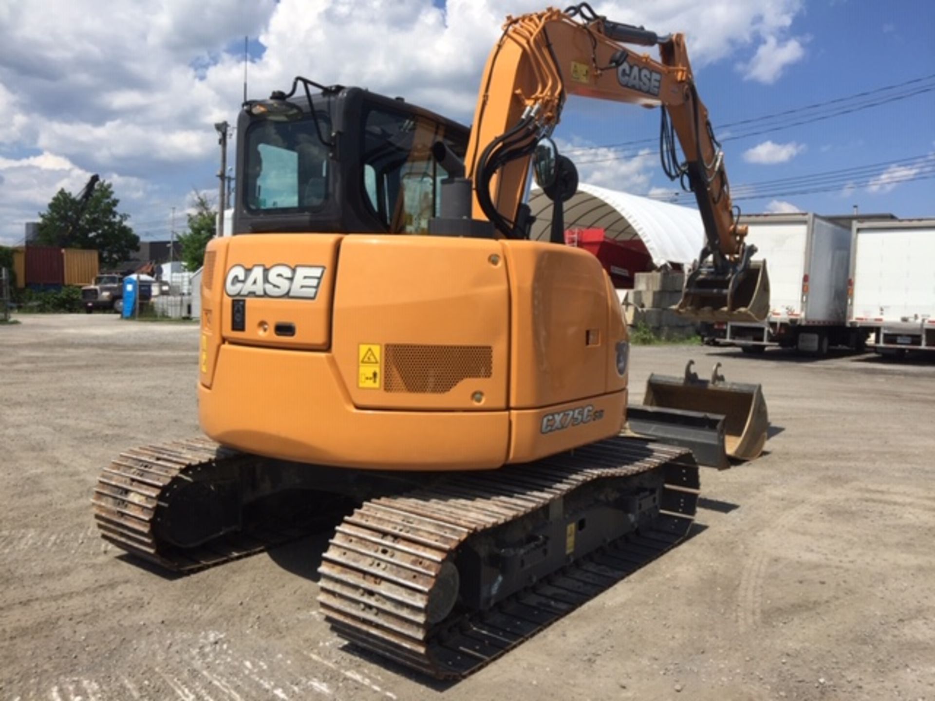 CASE Excavator, mod: CX75C, 2017, c/w (2) Attachements (see photos for details) - Image 3 of 10