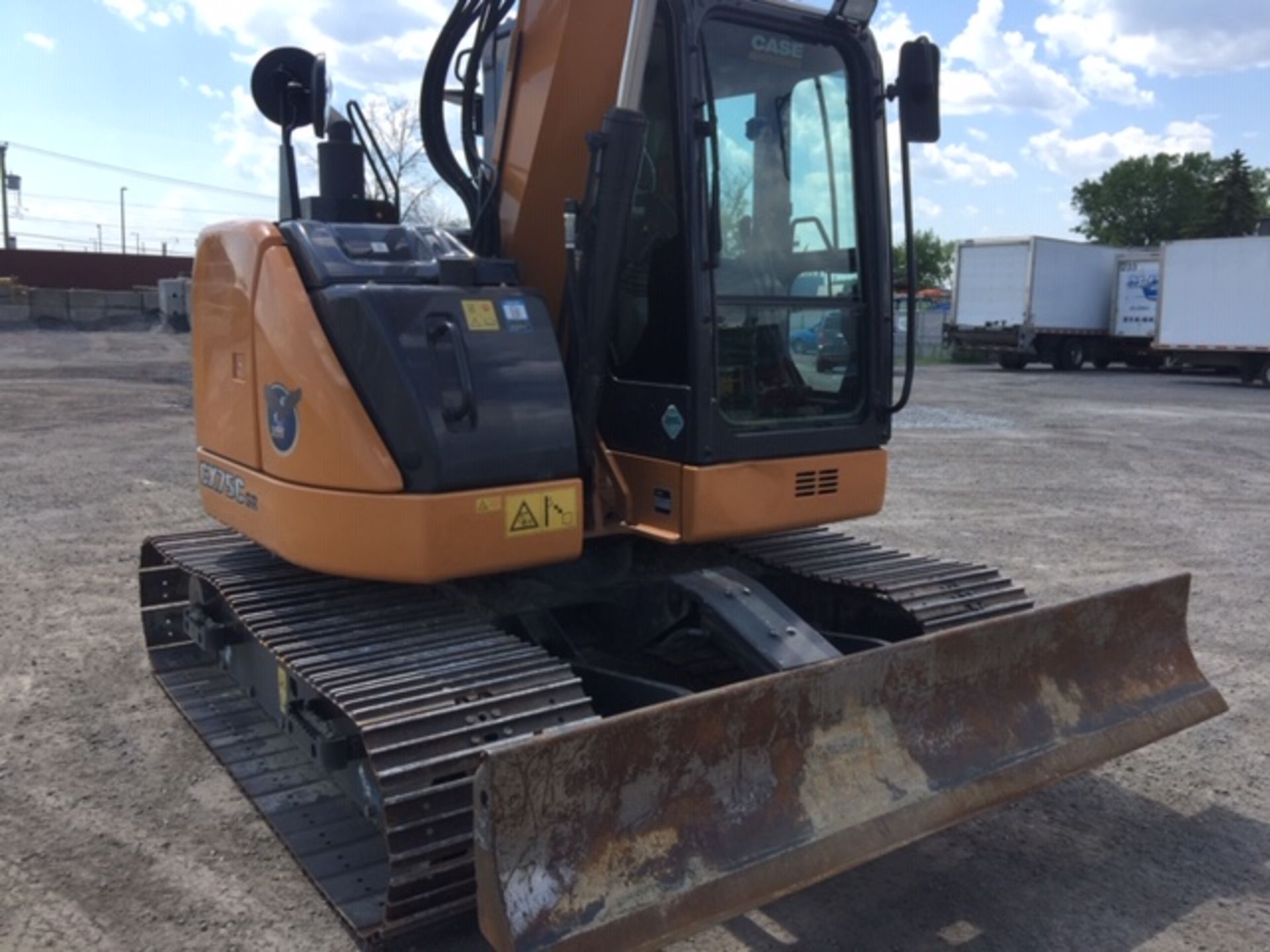 CASE Excavator, mod: CX75C, 2017, c/w (2) Attachements (see photos for details) - Image 5 of 10