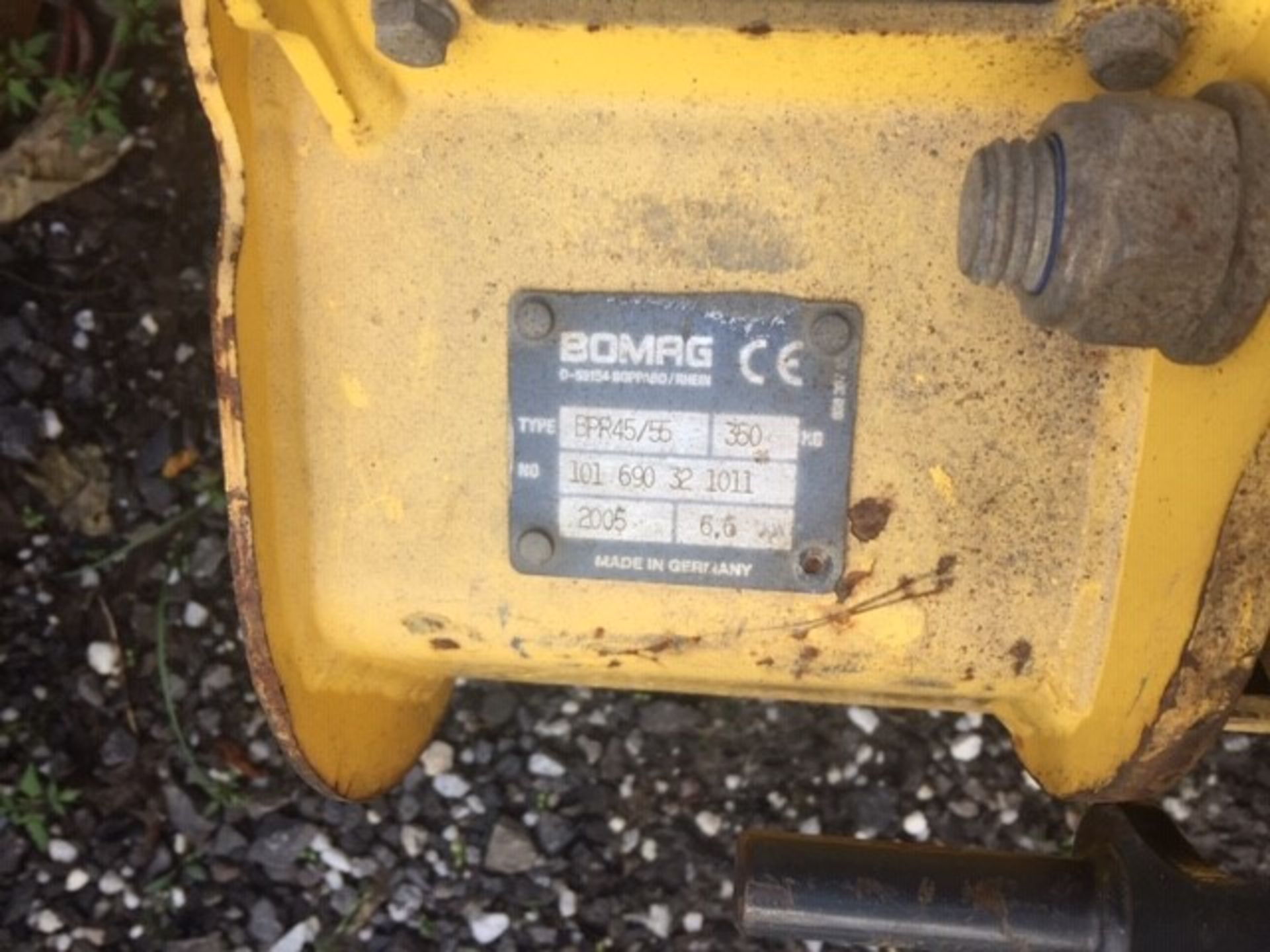 BOMAG Reversible Compactor,mod: BPR 45-55, 2005 (see photos for details) - Image 7 of 8