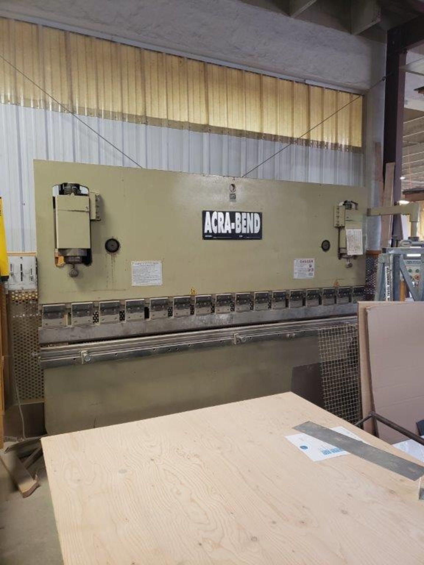 Acra Bend Hydraulic Press Brake,Model: 8810, CNC, 88 Tons x 10ft, - (full details below) - Image 2 of 4