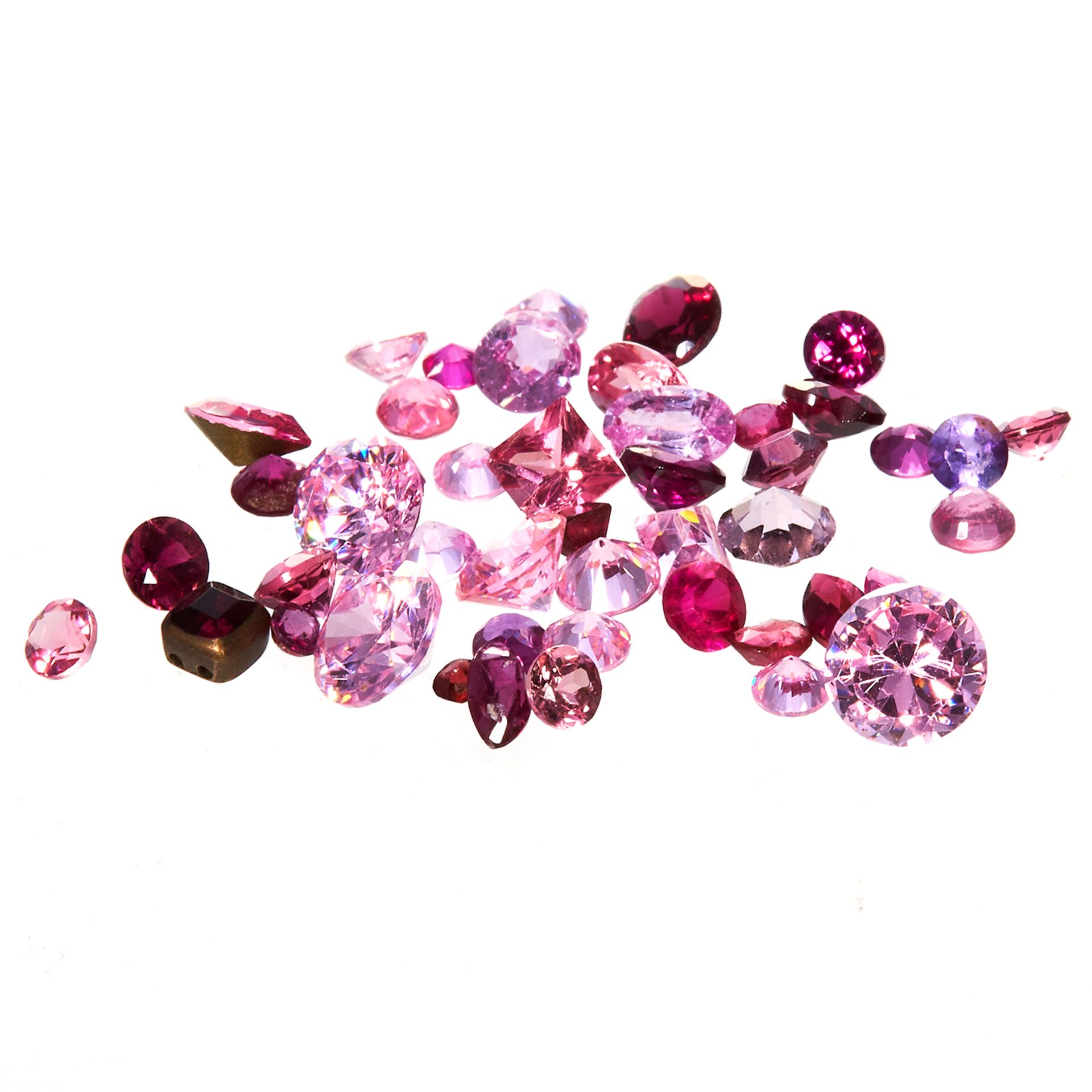 A 15.0 CARAT PARCEL OF STONES possibly to include ruby, CZ, garnet, etc.