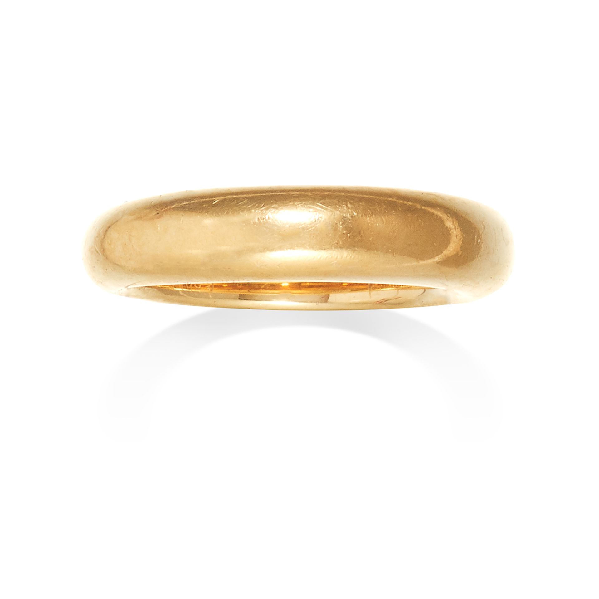 A GOLD RING, CARTIER in 18ct yellow gold, designed as thick gold band, signed Cartier and