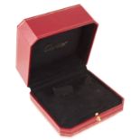 A CARTIER BANGLE JEWELLERY BOX