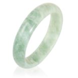 A POLISHED JADE BANGLE inner diameter 6.1cm, 57.8g.