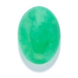 AN UNMOUNTED 11.50 CARAT JADEITE JADE CABOCHON