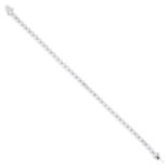 3.25 CARAT DIAMOND LINE BRACELET in 18ct white gold, set with round cut diamonds totalling