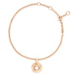 'CHOPARDISSIMO' BRACELET, CHOPARD in 18ct rose gold, set with Chopardissimo pendant on chain, signed