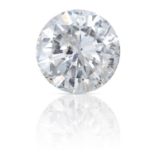 A ROUND CUT MODERN BRILLIANT DIAMOND TOTALLING 1.04cts, UNMOUNTED.