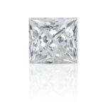 A SQUARE MODIFIED BRILLIANT CUT / PRINCESS CUT DIAMOND, TOTALLING 0.60cts, UNMOUNTED.