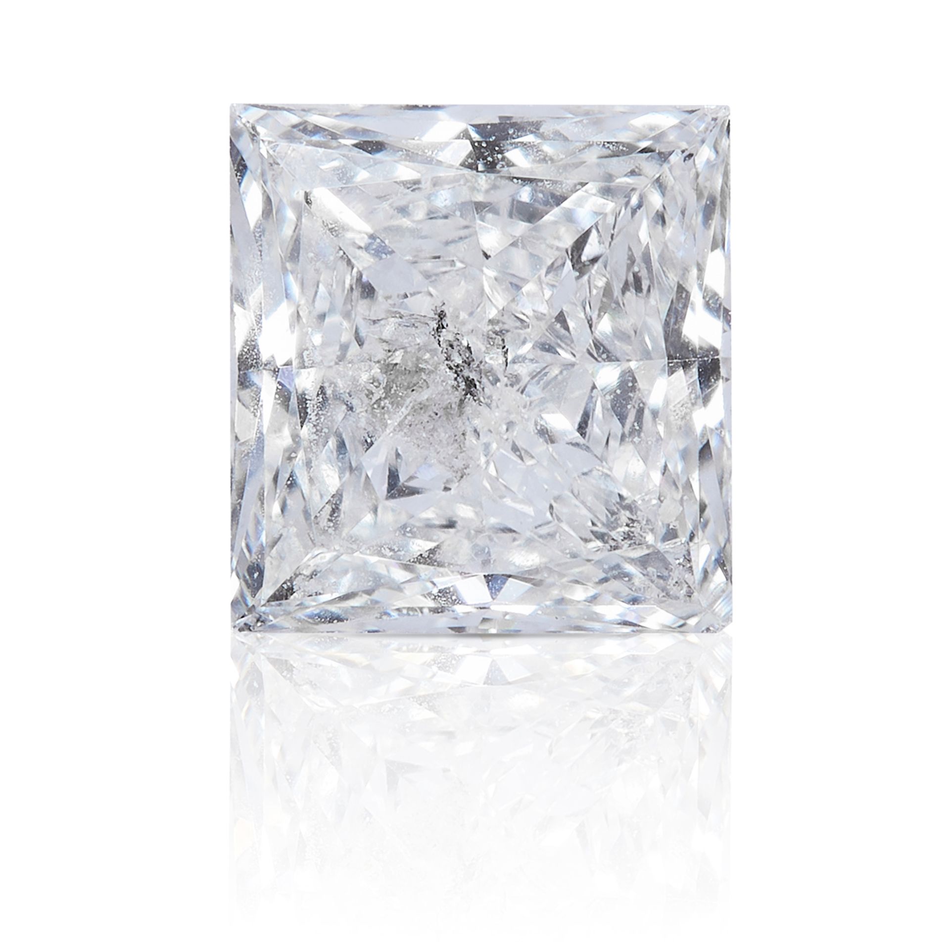 A SQUARE MODIFIED BRILLIANT CUT / PRINCESS CUT DIAMOND, TOTALLING 0.35cts, UNMOUNTED.