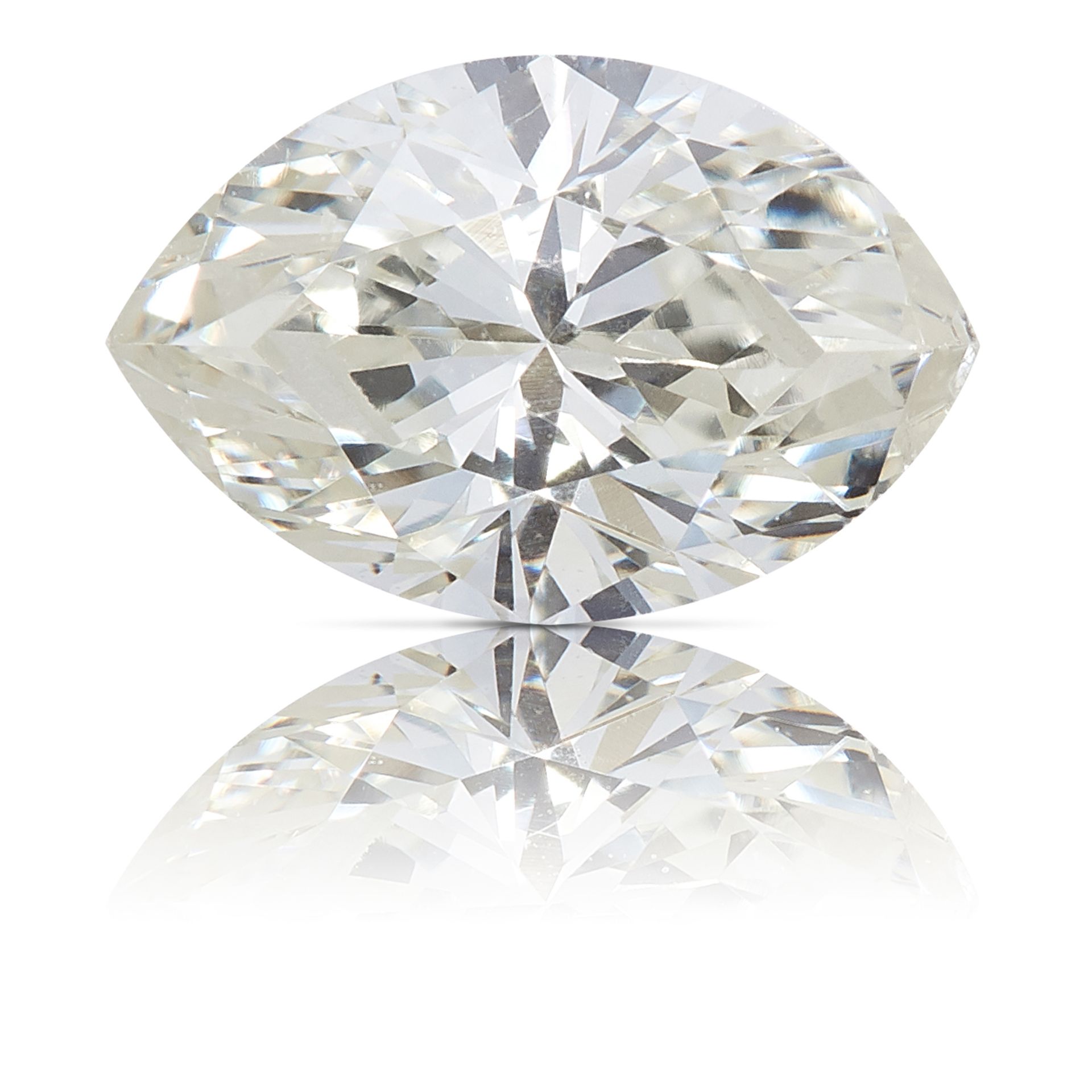 A 0.37ct MARQUISE CUT DIAMOND, UNMOUNTED.