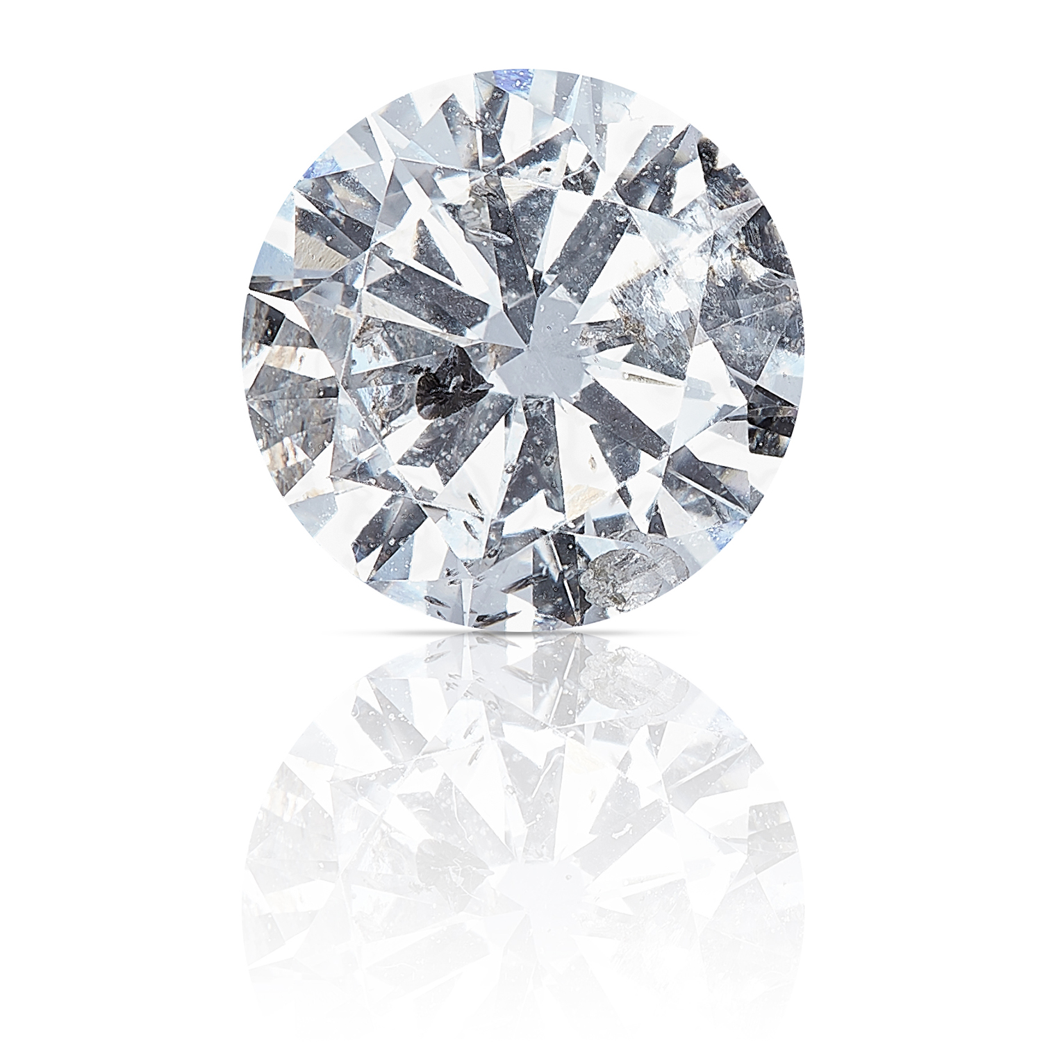 A ROUND CUT MODERN BRILLIANT DIAMOND TOTALLING 0.79cts, UNMOUNTED.