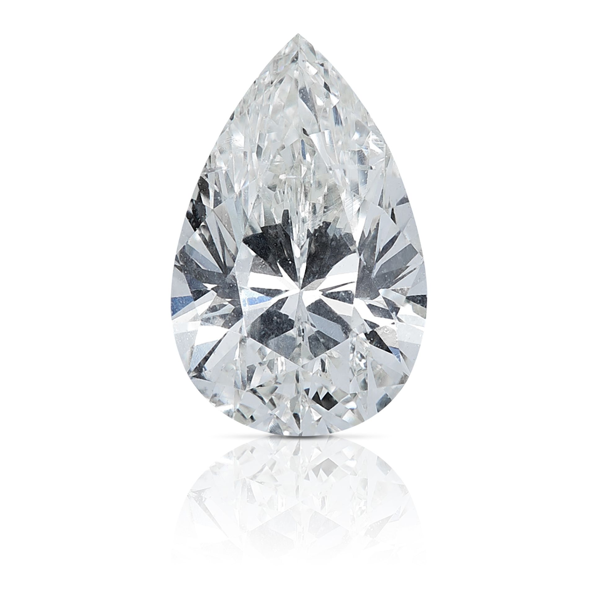 A 0.72ct PEAR SHAPED BRILLIANT CUT DIAMOND, UNMOUNTED.