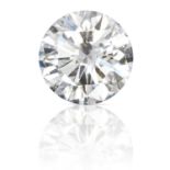 A ROUND CUT MODERN BRILLIANT DIAMOND TOTALLING 0.86cts, UNMOUNTED.