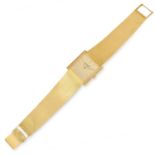 MEN'S WRISTWATCH, PATEK PHILIPPE with gold dial and strap, 18cm, 90.9g.
