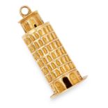 LEANING TOWER OF PISA CHARM / PENDANT 2.4cm, 3.1g.