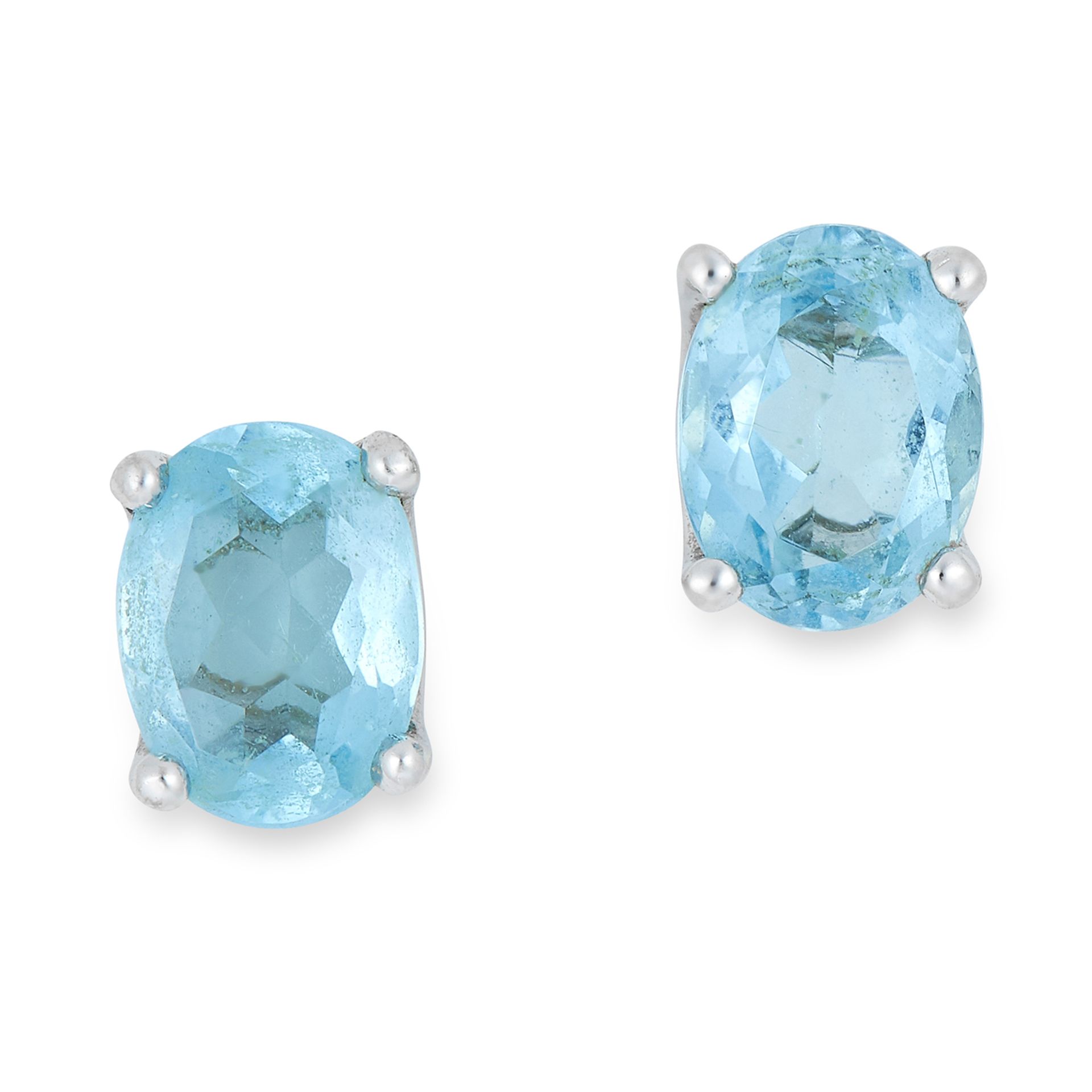 TOPAZ EARRING AND RING SUITE, H.STERN each set with an oval cut topaz, ring size O / 7, 9.2g. - Bild 2 aus 2