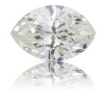 A 0.37ct MARQUISE CUT DIAMOND, UNMOUNTED.