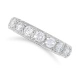 2.40 CARAT DIAMOND ETERNITY RING set with round cut diamonds totalling approximately 2.40 carats,
