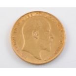 A SOVEREIGN, EDWARD VII, 1907