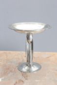 A LIBERTY & CO ENGLISH PEWTER TAZZA, DESIGNED BY ARCHIBALD KNOX