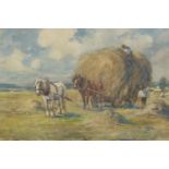 JAMES WILLIAM BOOTH (1867-1953), THE HAY WAGON