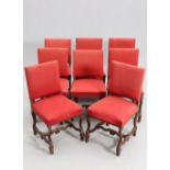 A MATCHED SET OF EIGHT CONTINENTAL DINING CHAIRS