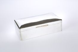 A SILVER CIGARETTE BOX