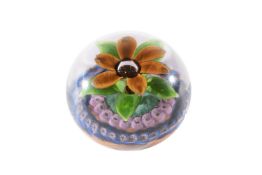 A SCOTTISH GLASS PAPERWEIGHT, ATTRIBUTED TO SALVADOR YSART