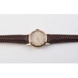 A VINTAGE LADY'S 9 CARAT GOLD ROLEX WRIST WATCH