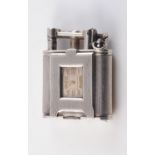 AN ART DECO ALFRED DUNHILL SILVER "UNIQUE LIGHTER"