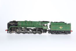 AN O GAUGE KIT BUILT 2-10-0 CLASS 9F LOCOMOTIVE