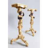 A PAIR OF BLACKAMOOR FIGURAL STANDS