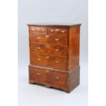 AN 18TH CENTURY WALNUT CHEST