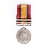 A QUEEN'S SOUTH AFRICA MEDAL TO 2541 PTE. H. HAINES, 2nd WILTSHIRE REGIMENT WITH TWO BARS