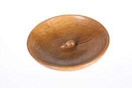 ROBERT THOMPSON OF KILBURN, A LARGE MOUSEMAN OAK FRUIT BOWL