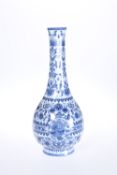 A CHINESE BLUE AND WHITE PORCELAIN VASE