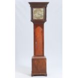 AN OAK THIRTY HOUR LONGCASE CLOCK