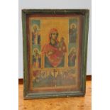 A RUSSIAN ICON OF THE MOTHER OF GOD