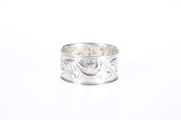 A KESWICK SCHOOL OF INDUSTRIAL ART SILVER NAPKIN RING