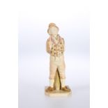 A ROYAL WORCESTER FIGURE OF AN IRISHMAN