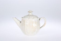 A WEDGWOOD "SMEAR GLAZE" STONEWARE TEAPOT