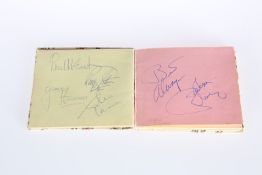 AN AUTOGRAPH BOOK, CIRCA 1964-65, CONTAINING THE FOUR BEATLES