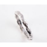 AN 18CT WHITE GOLD AND DIAMOND ETERNITY RING