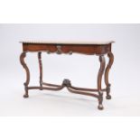 A 17TH CENTURY STYLE WALNUT SERVING TABLE