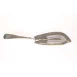 A GEORGE III SILVER FISH-SLICE, WILLIAM ELEY AND WILLIAM FEARN, LONDON, 1815