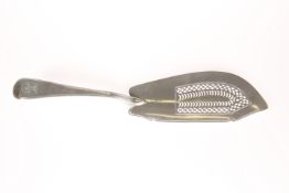 A GEORGE III SILVER FISH-SLICE, WILLIAM ELEY AND WILLIAM FEARN, LONDON, 1815